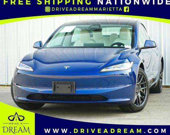 TESLA MODEL 3 2024 5YJ3E1EA0RF863160 image